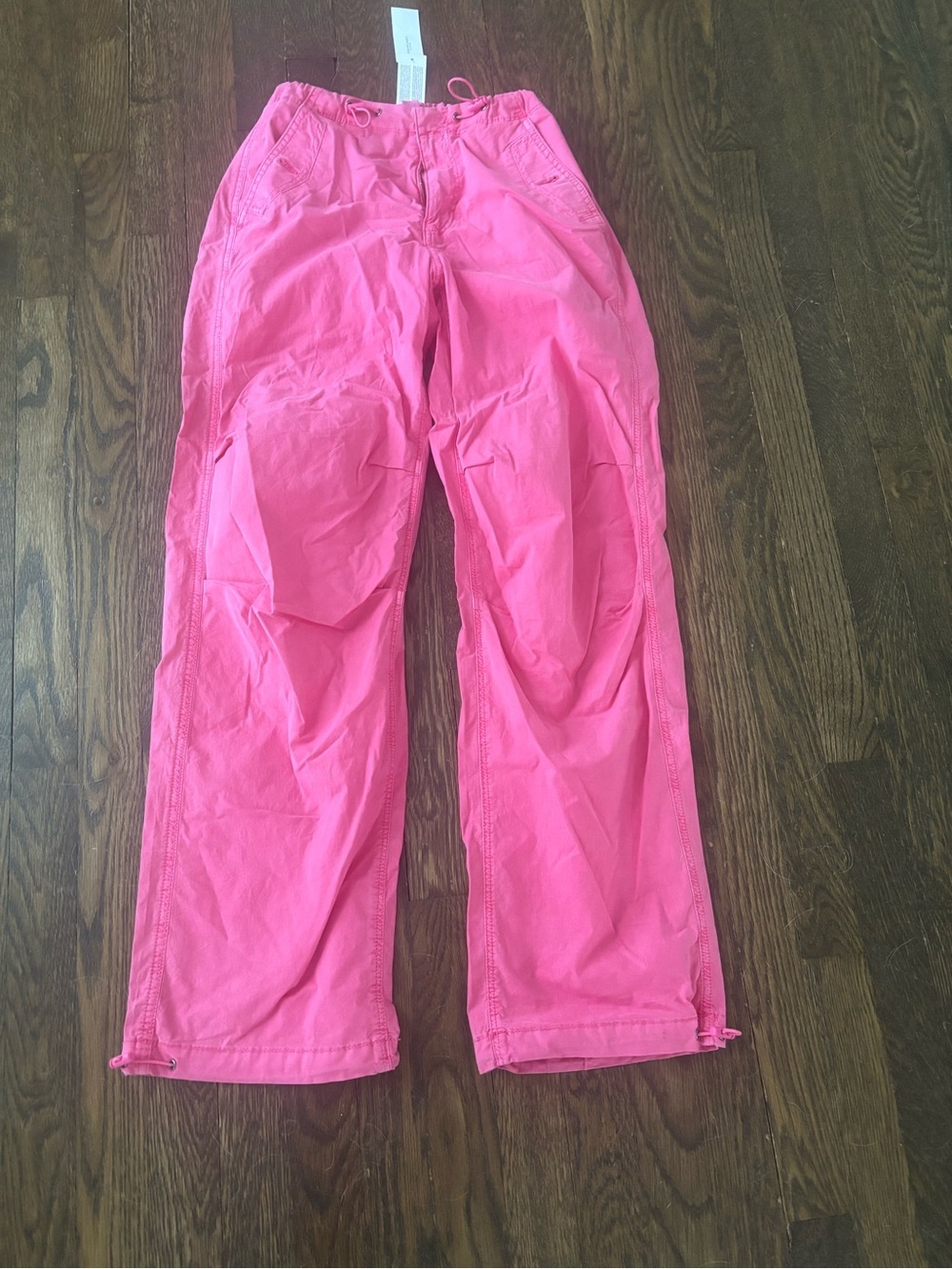American Eagle Outfitters Bright Pink Cargo Pants Womens cs